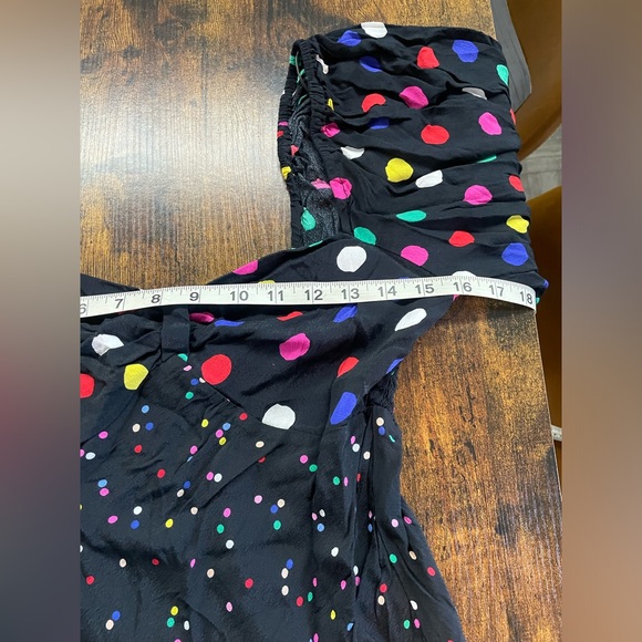 Rixo Polka Dot Long Sleeve Swing Dress - Picture 10 of 14